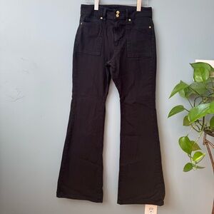 Michael Kors Flare Black Jeans. Women’s Size 8 (actual 30x32)
